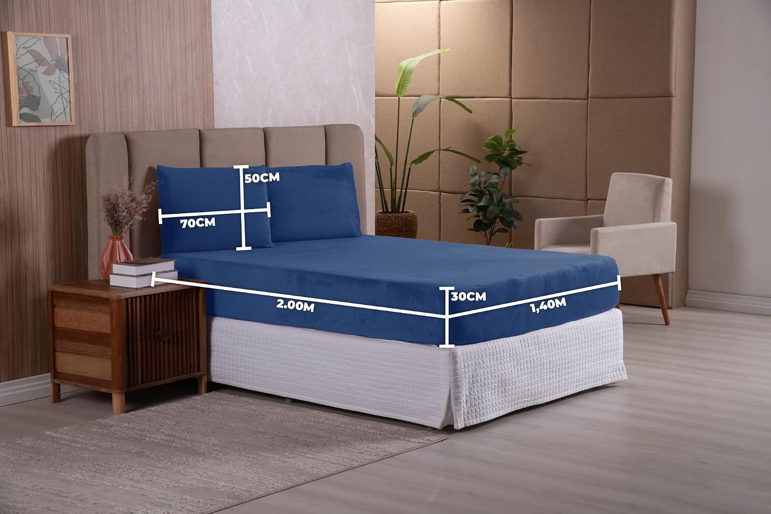 Jogo de Cama Soft Plush 3 Peças para Inverno — foto 5