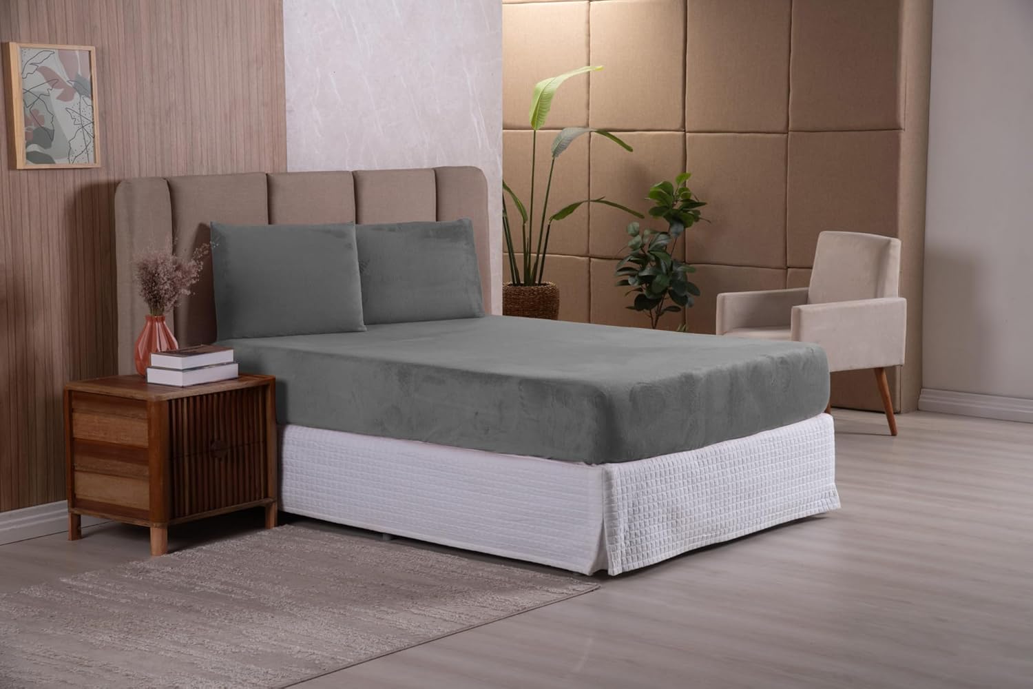 Jogo de Cama Soft Plush 3 Peças para Inverno