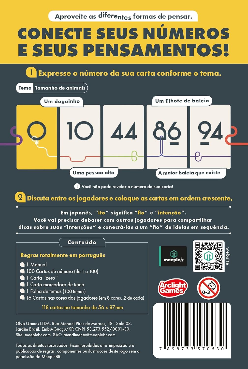 Jogo de Cartas Cooperativo Ito — foto 3