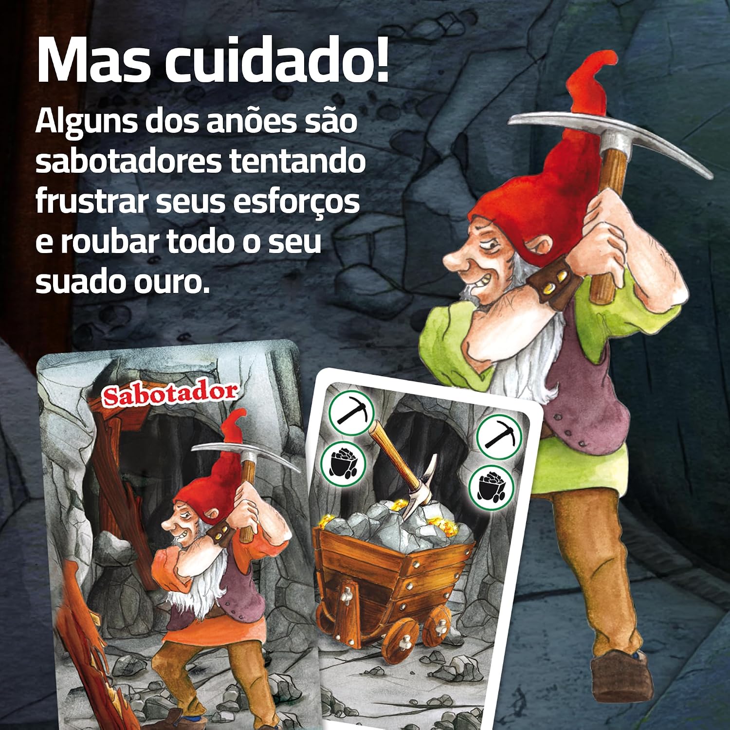 Jogo de Cartas Saboteur — foto 5