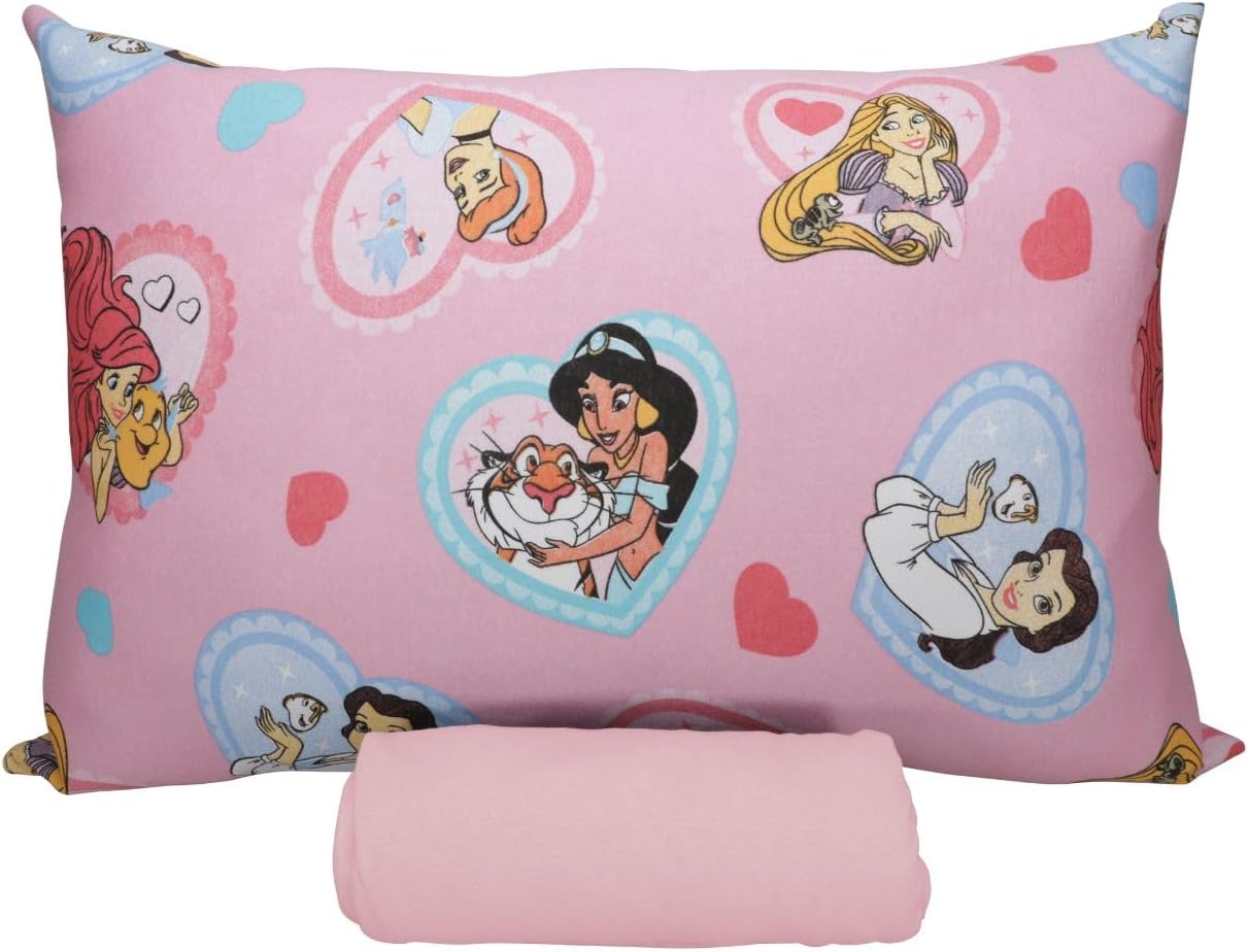 Jogo de Lençol Portallar Disney Princesas Play+ 100% Algodão Solteiro