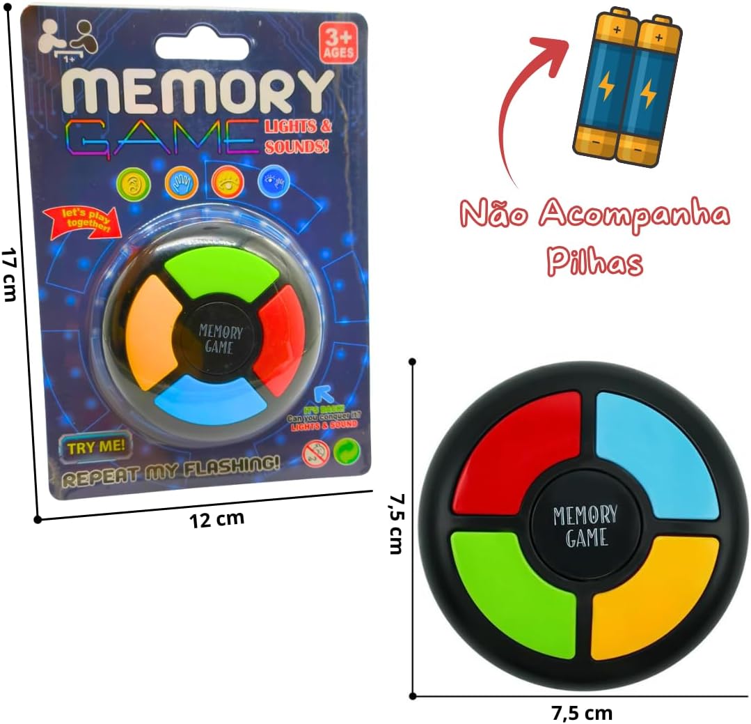 Jogo de Memória Eletrônico com Luzes e Sons — foto 4
