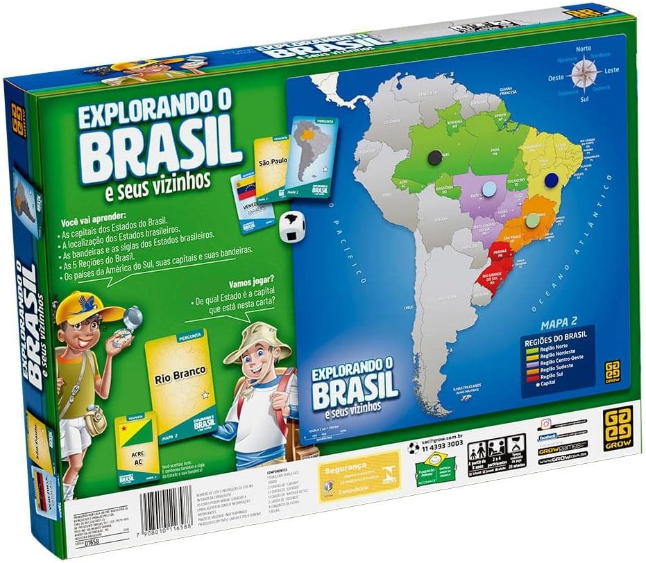 Jogo Explorando o Brasil Grow — foto 4