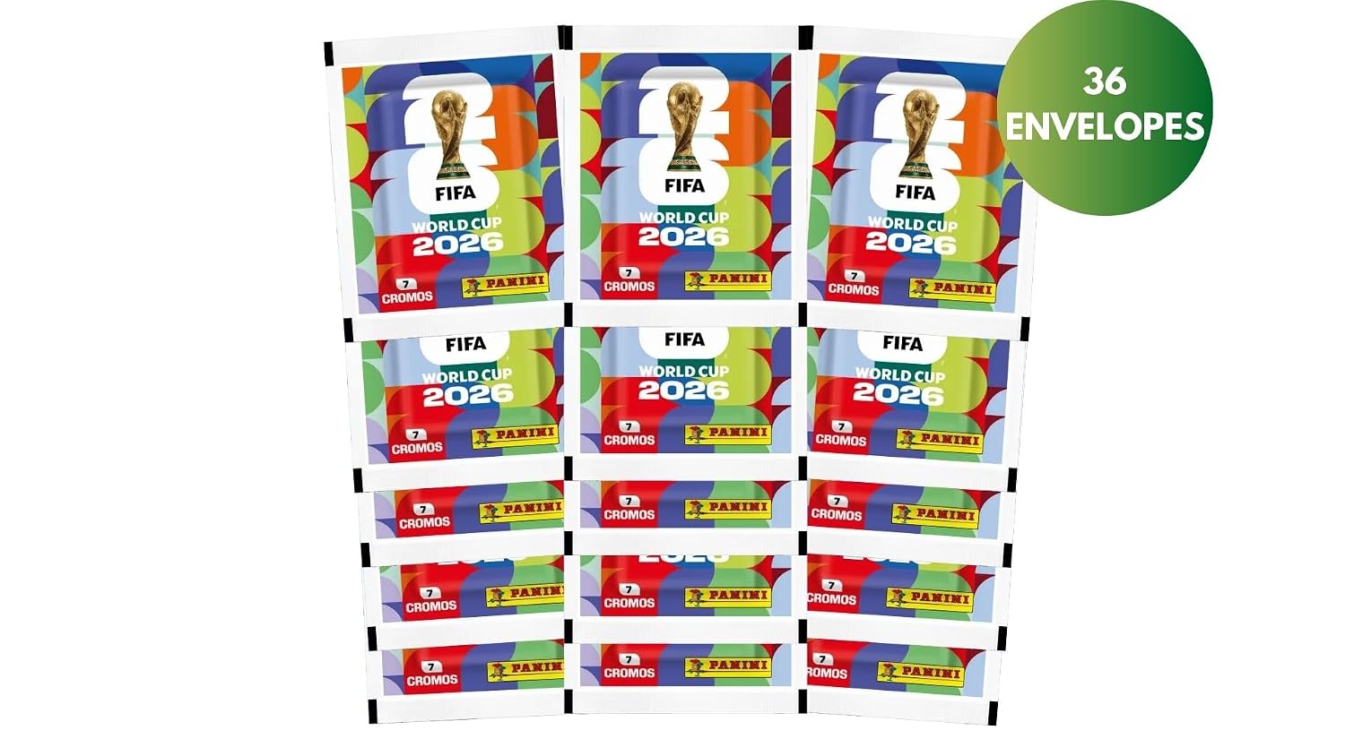 Kit com 36 Envelopes de Figurinhas FIFA WORLD CUP 2026™