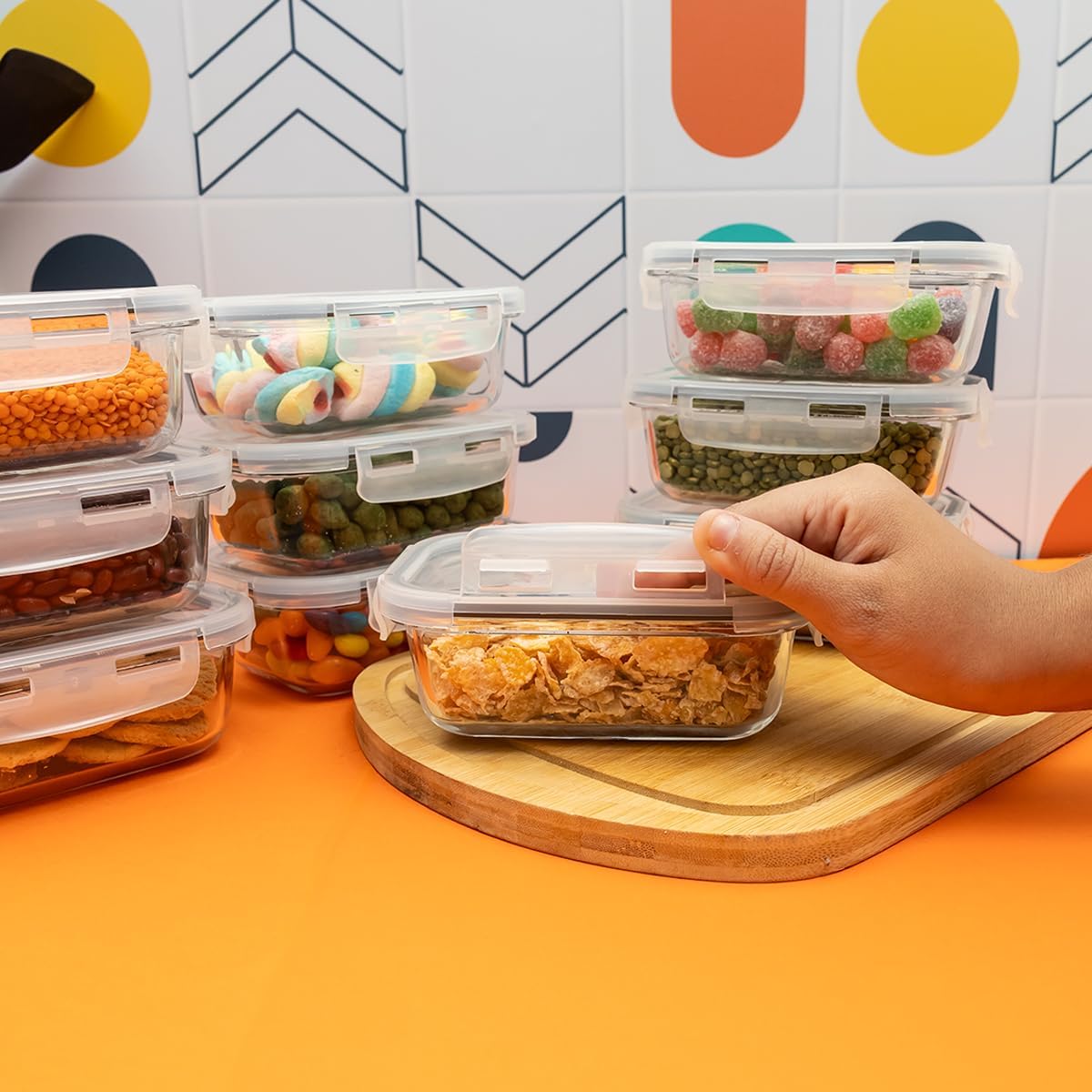 Kit de Potes Herméticos para Conservação de Alimentos — foto 6