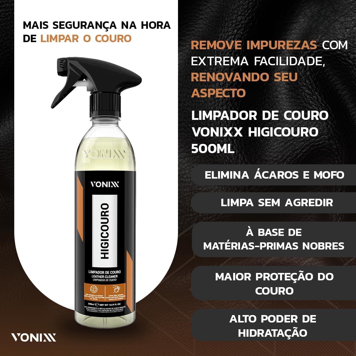 Kit Vonixx Hidracouro 500ml e Higicouro 500ml — foto 4