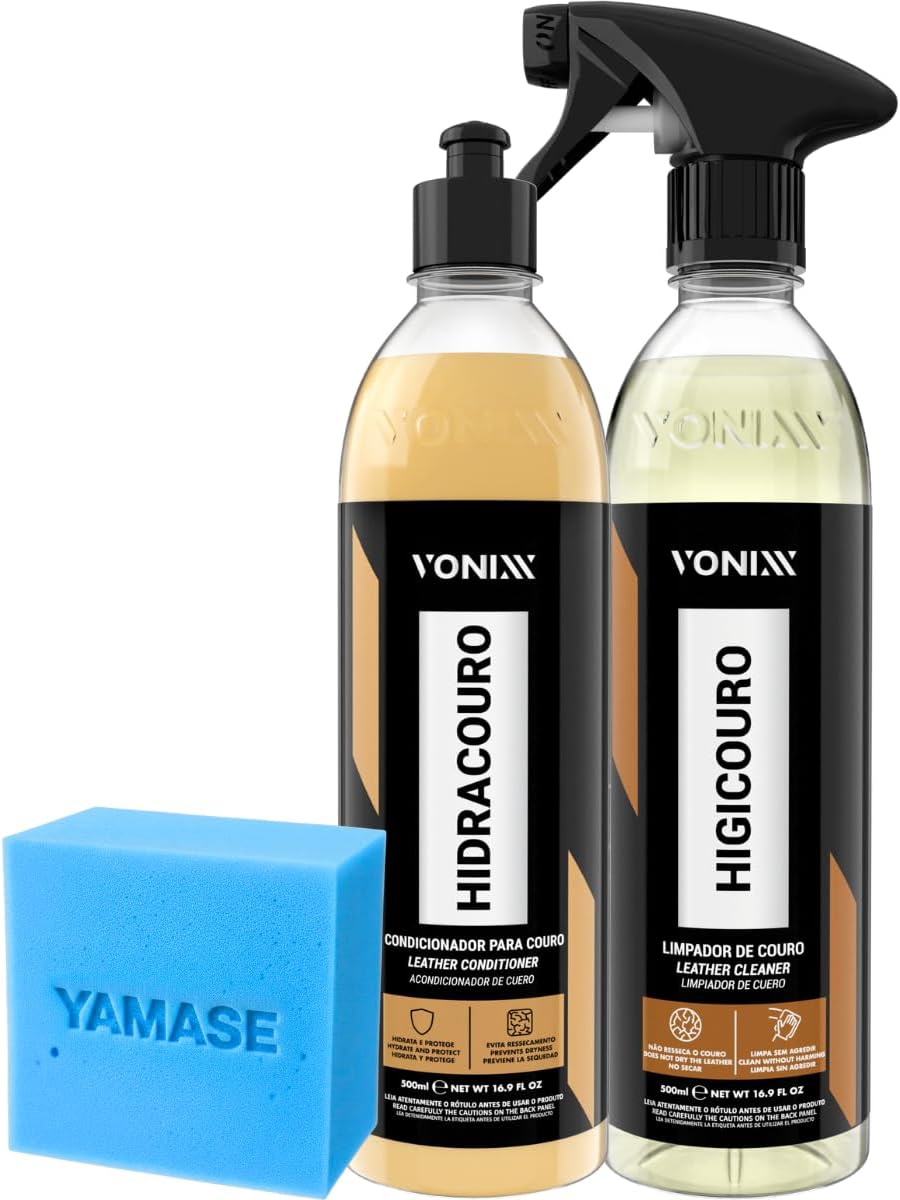 Kit Vonixx Higicouro e Hidracouro para Couro Automotivo
