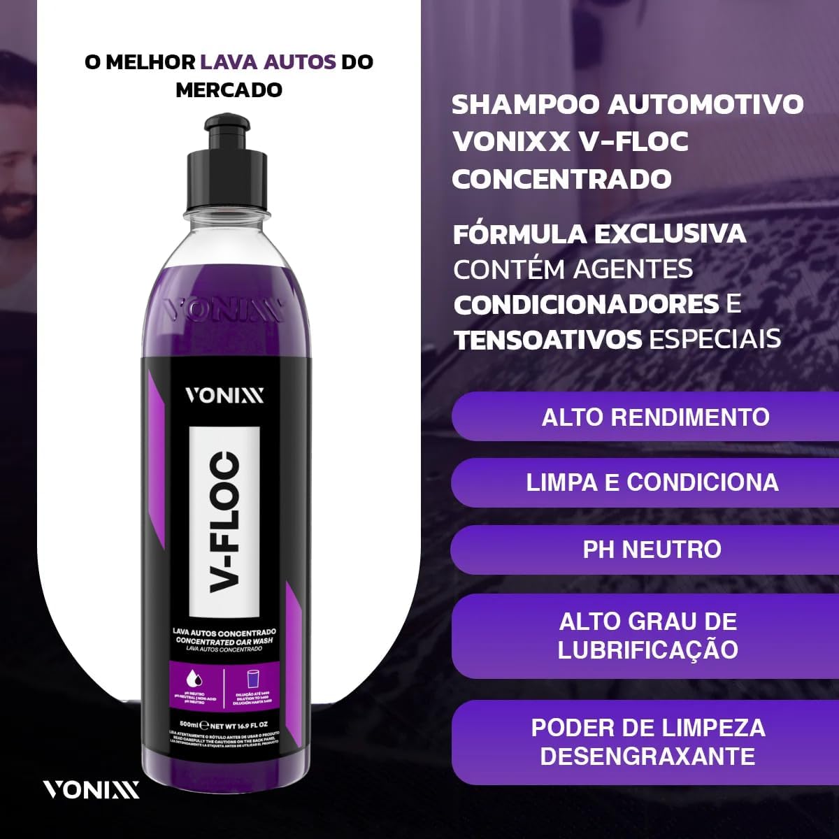 Kit Vonixx V-Floc 500ml e Intense 240ml — foto 3