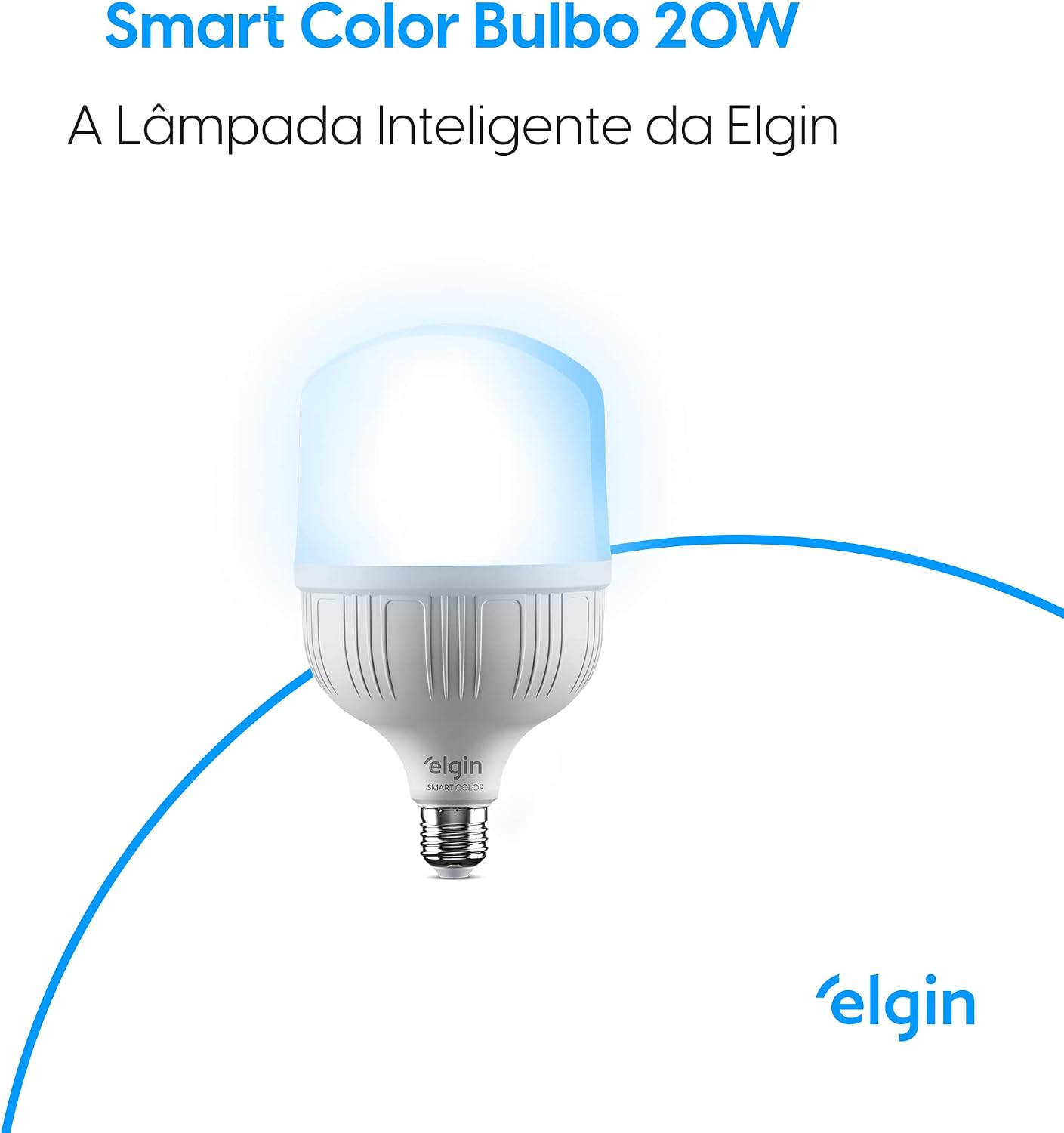 Lâmpada Inteligente Elgin Smart Wi-Fi Casa Inteligente — foto 2