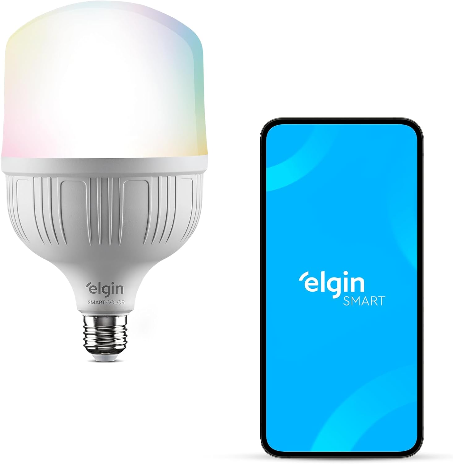 Lâmpada Inteligente Elgin Smart Wi-Fi Casa Inteligente