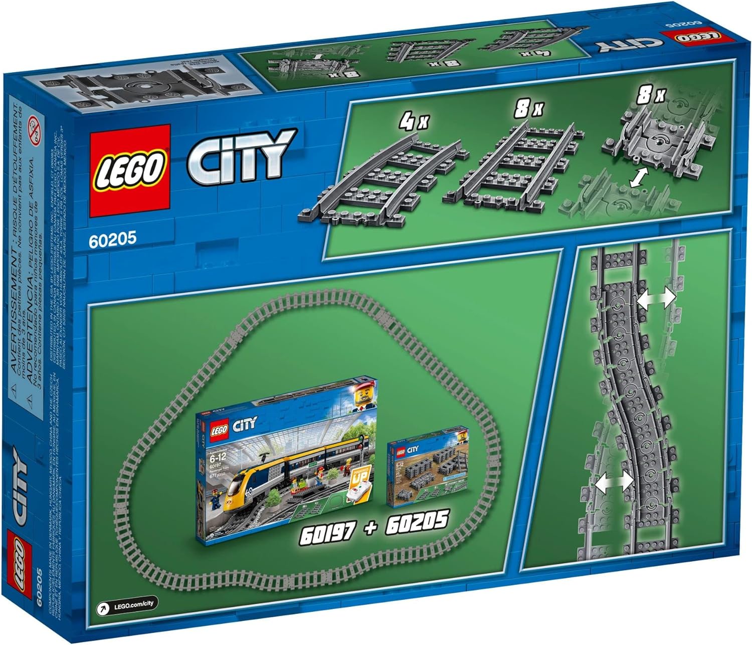 LEGO City ─ 60205 Trilhos ─ Kit de construção (20 peças) — foto 3