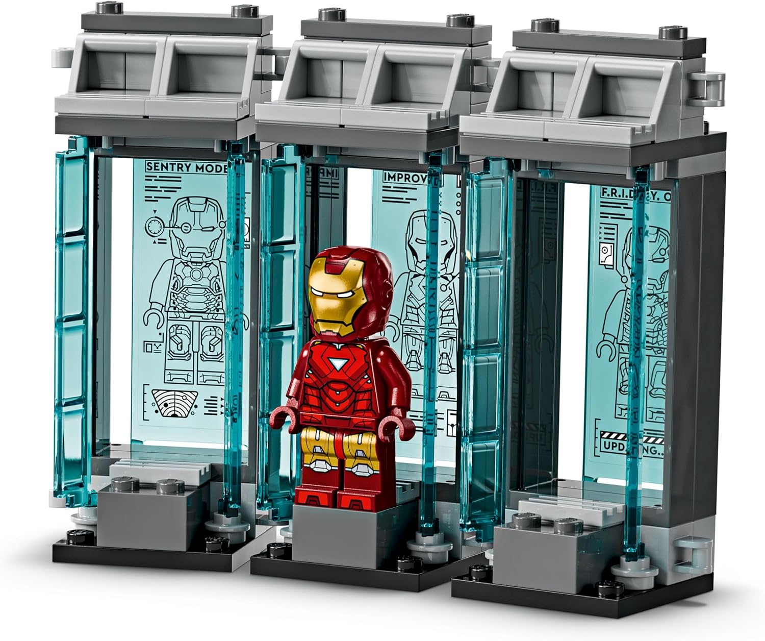 LEGO Marvel Laboratório do Homem de Ferro: Salão de Armaduras — foto 3