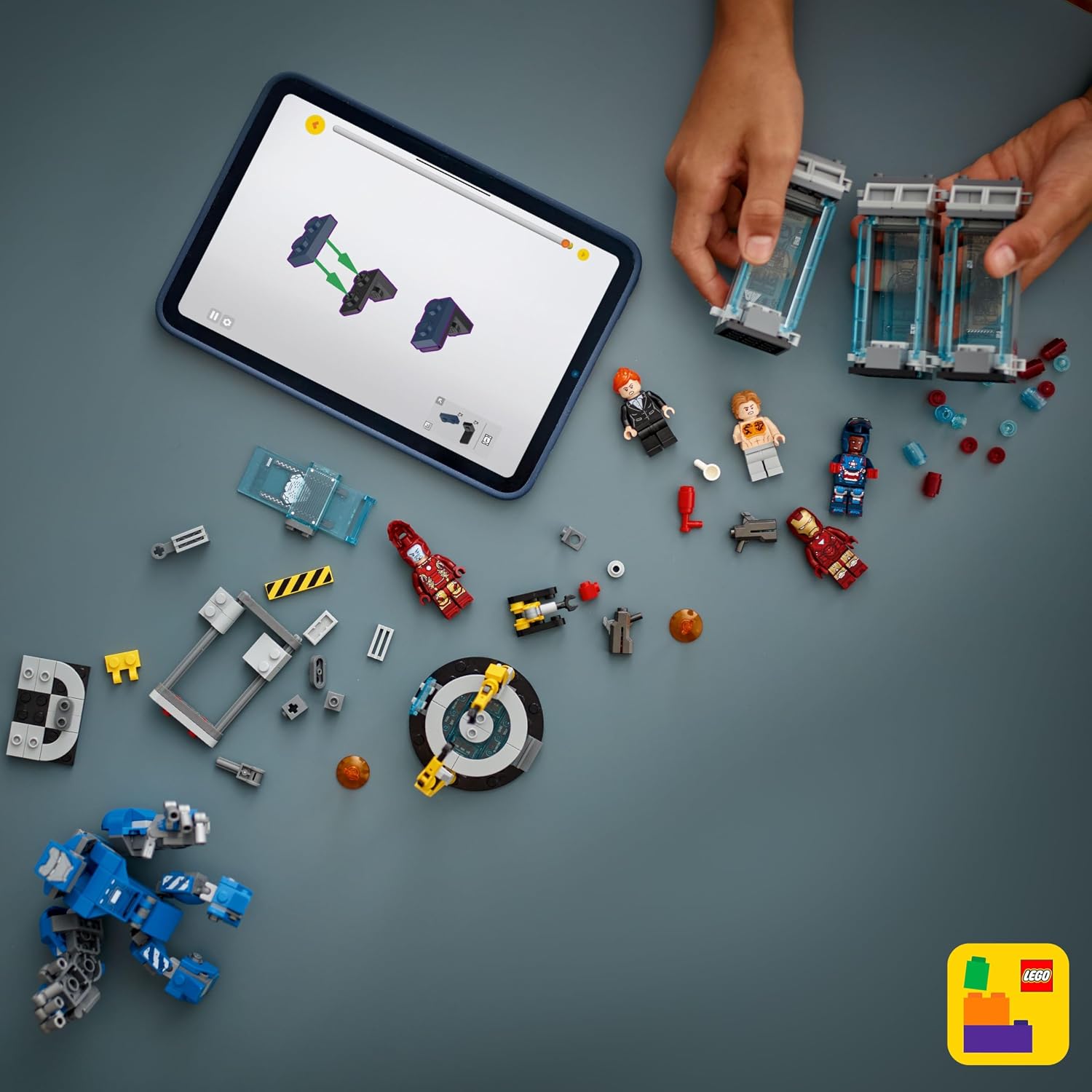 LEGO Marvel Laboratório do Homem de Ferro: Salão de Armaduras — foto 6