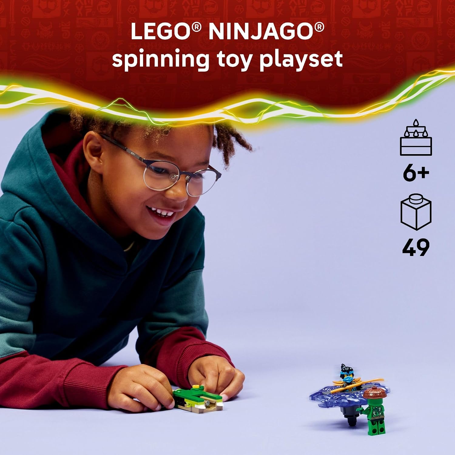 LEGO NINJAGO Nya vs. Girador de Monstro Mutante; Brinquedo 71849 — foto 2