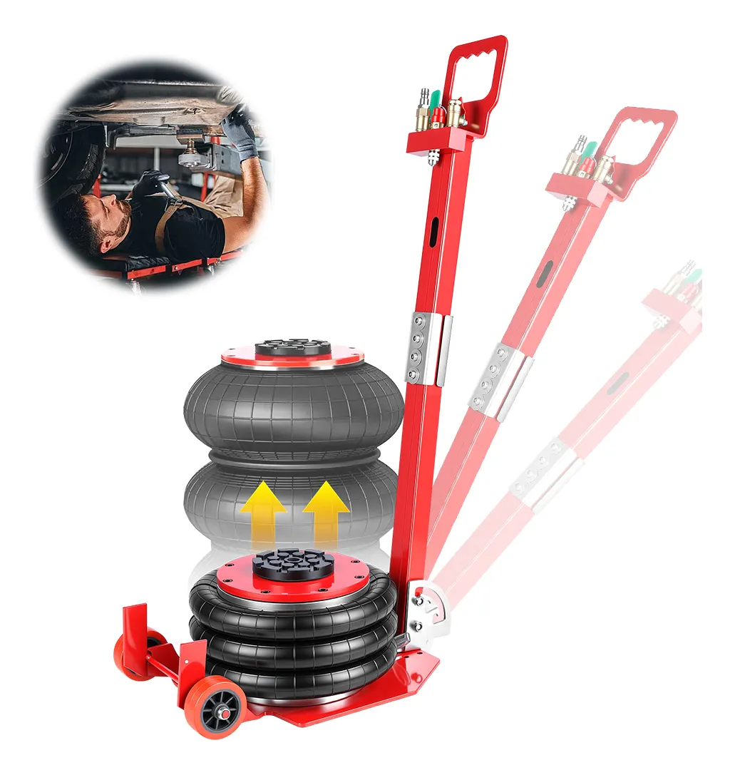 Macaco Pneumático Automotivo Ar Tipo Bolsa - 3 Ton