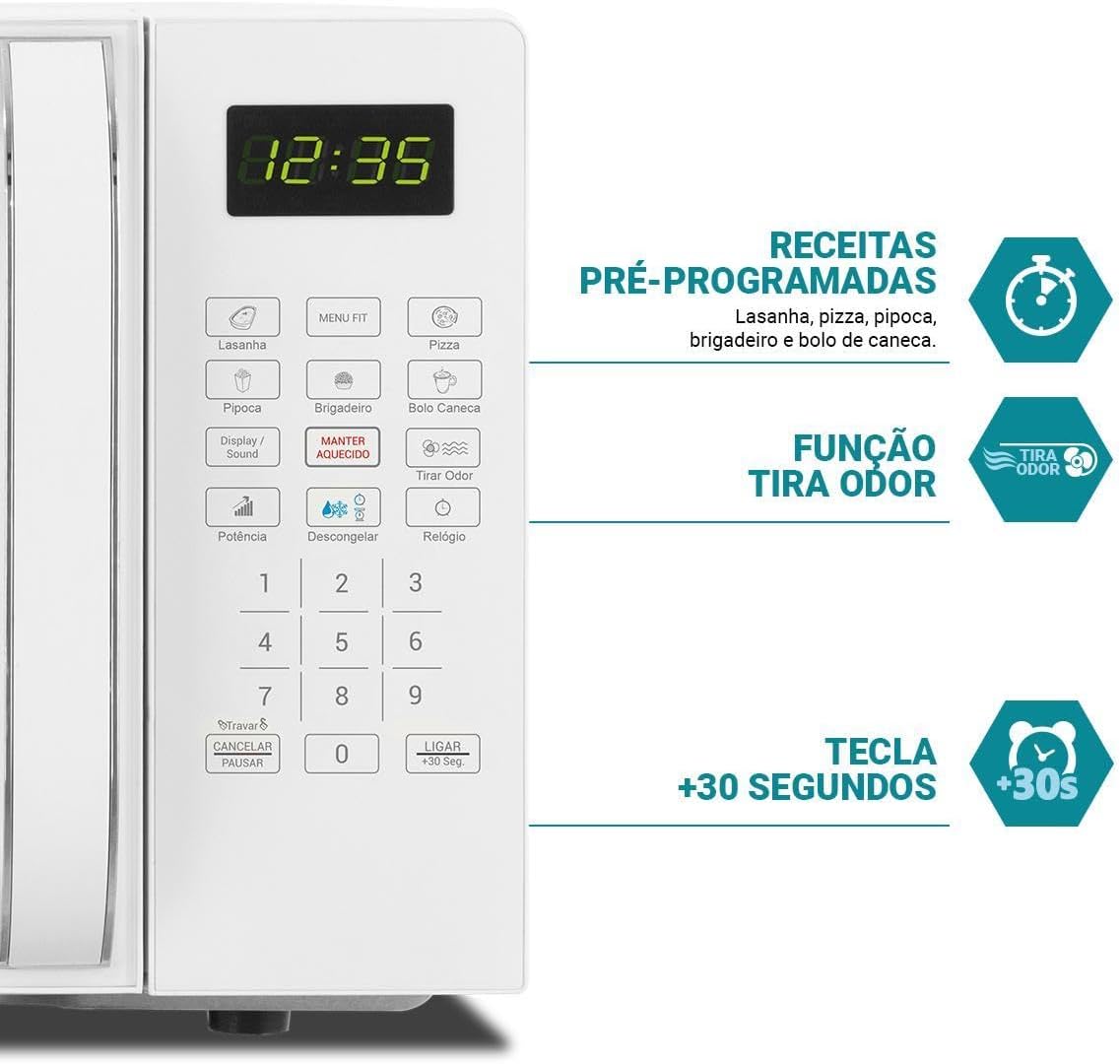 Micro-ondas Philco 20l Branco Pmo23b 110v 110v — foto 4