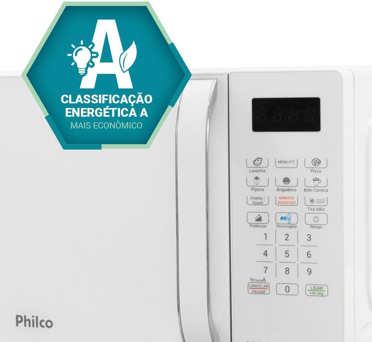 Micro-ondas Philco 20l Branco Pmo23b 110v 110v — foto 3