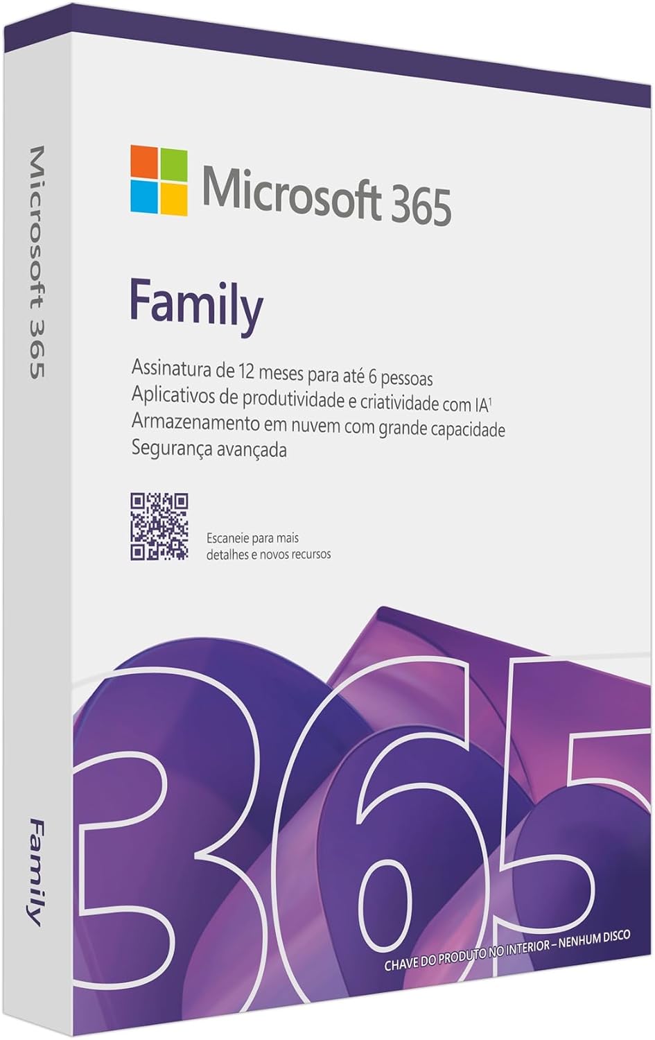 Microsoft 365 Family para até 6 Pessoas com 1TB de Nuvem por Pessoa