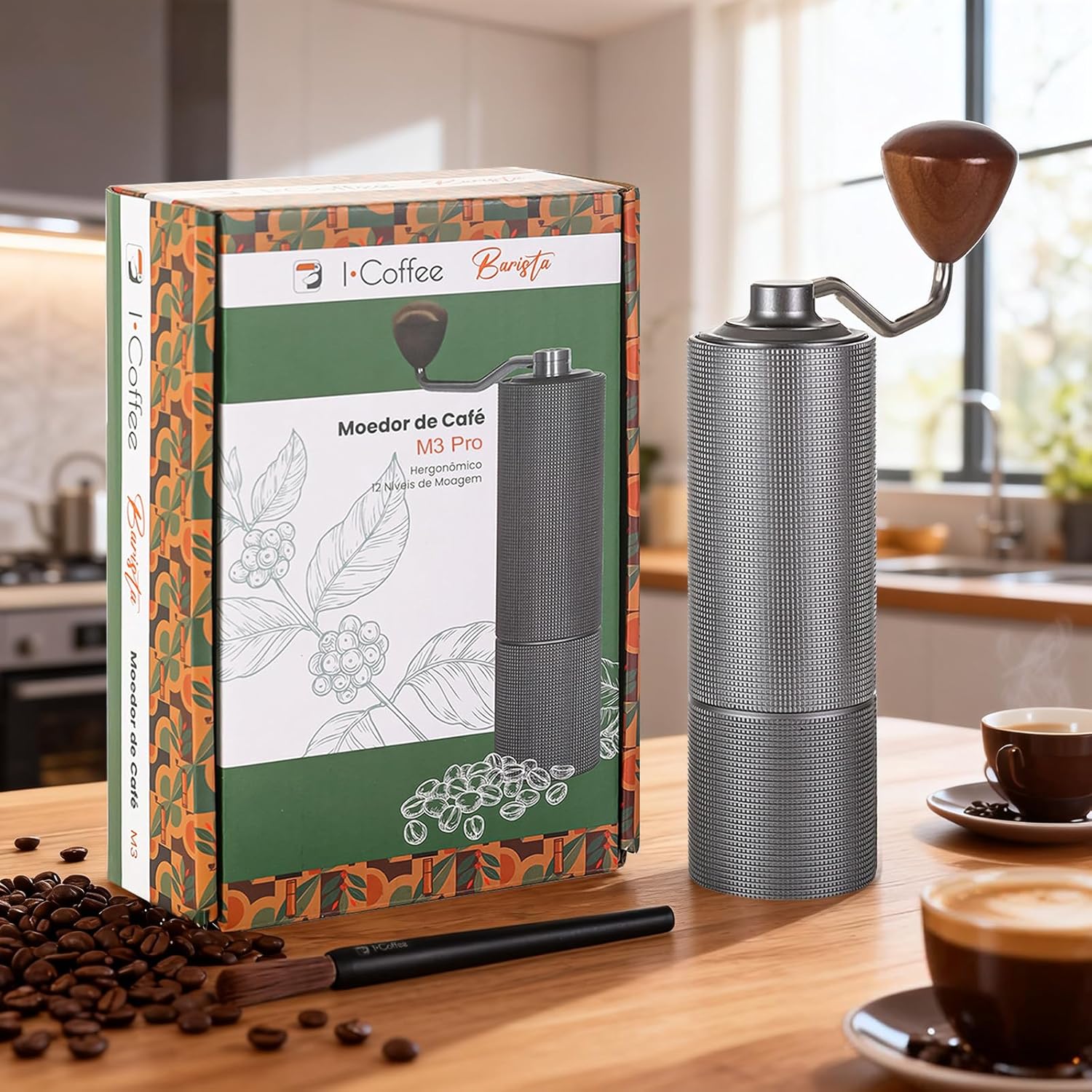 Moedor de Café com 30 Níveis de Moagem Ajustável