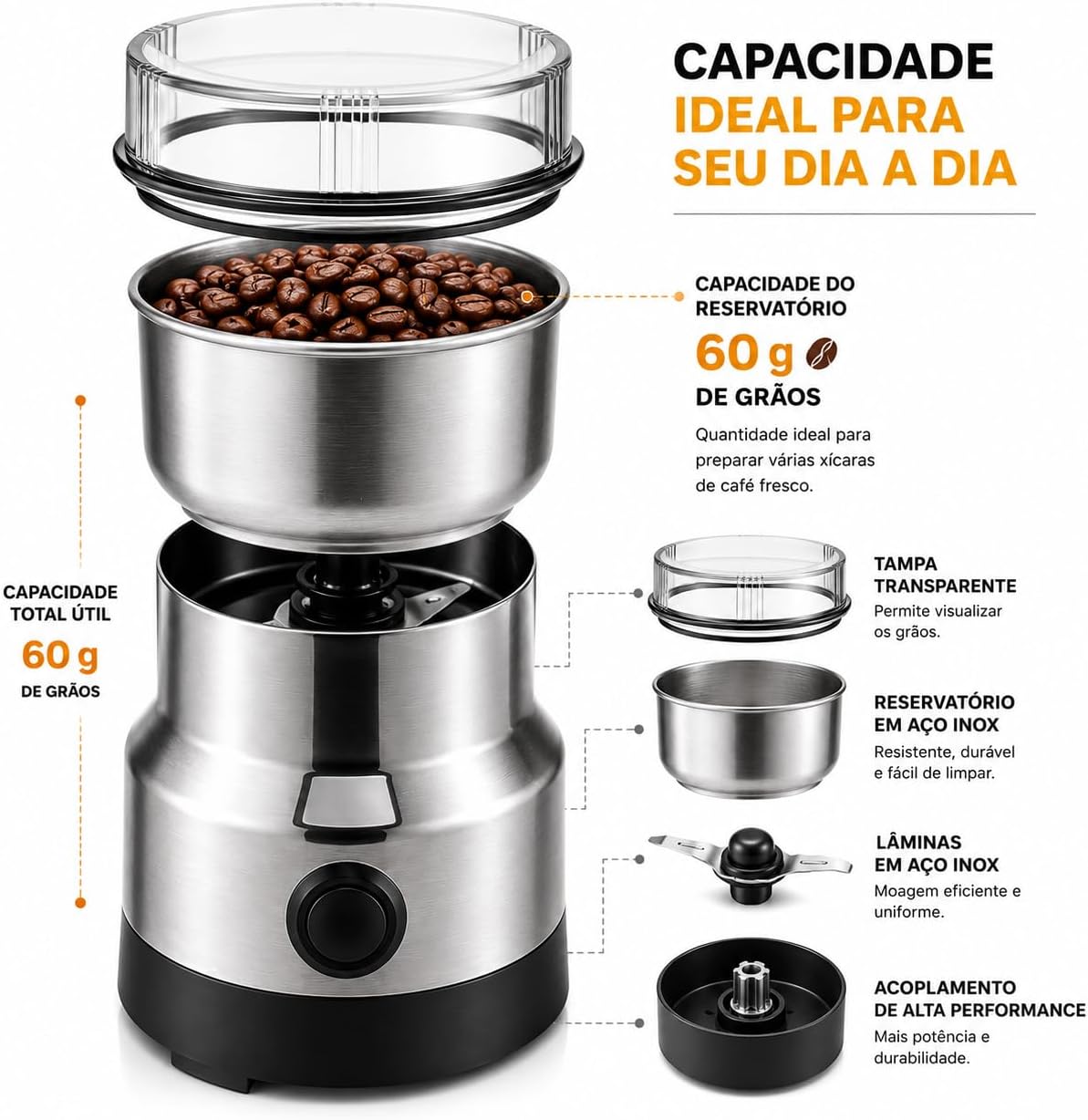 Moedor Manual de Café e Especiarias — foto 7