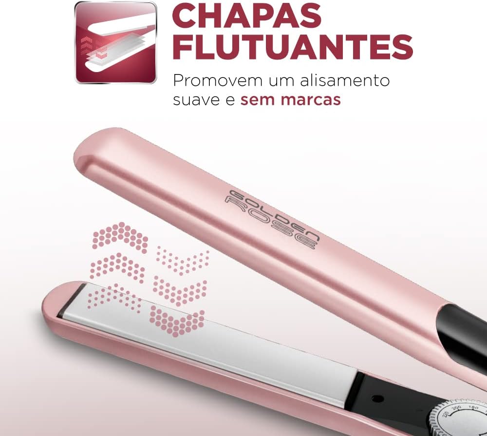 MONDIAL Prancha Alisadora, Golden Rose/Preto, Bivolt - P-20 — foto 4