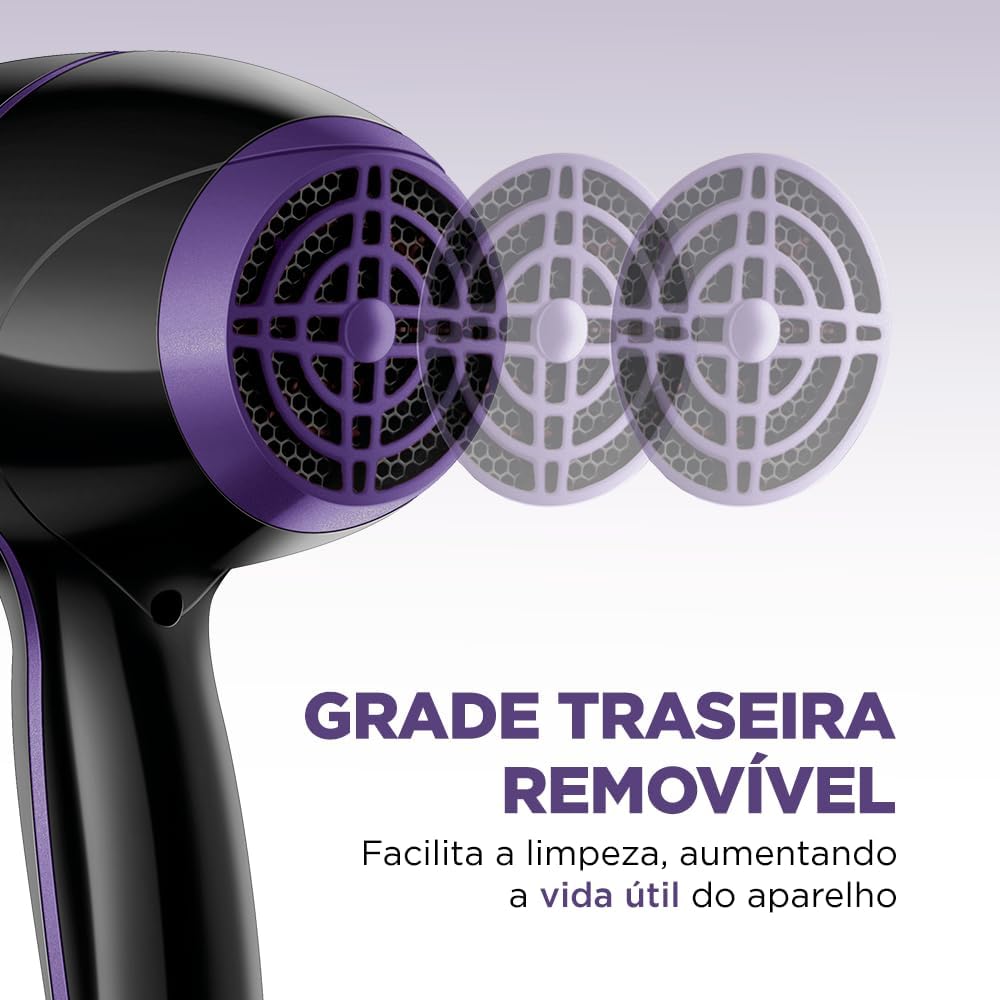 MONDIAL Secador de Cabelos, Preto, 2000W, 220V - SCN-01 — foto 6