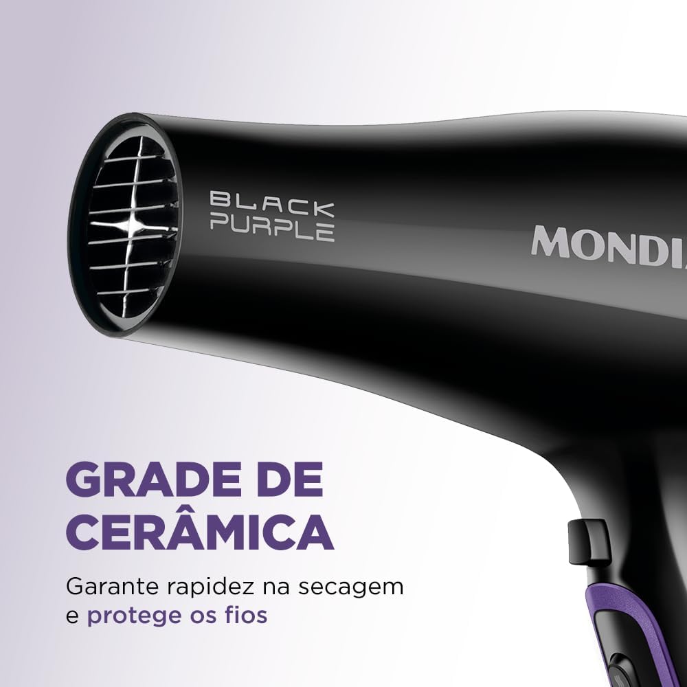 MONDIAL Secador de Cabelos, Preto, 2000W, 220V - SCN-01 — foto 5