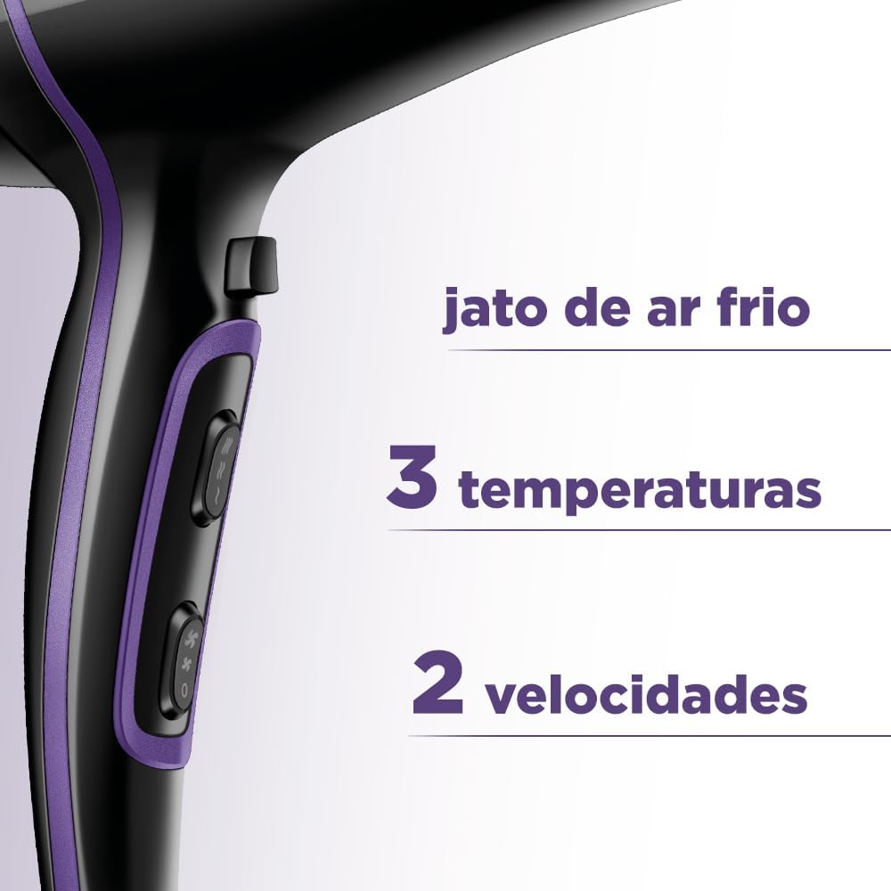 MONDIAL Secador de Cabelos, Preto, 2000W, 220V - SCN-01 — foto 4