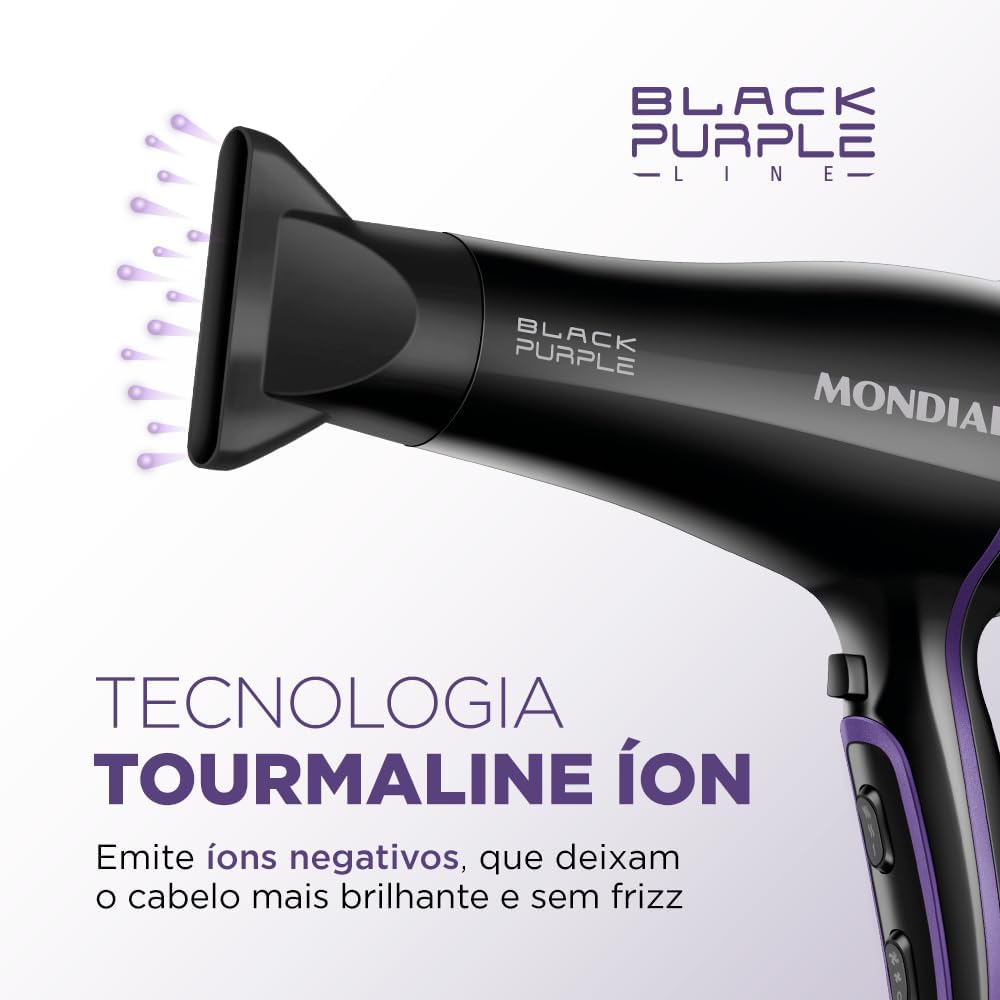 MONDIAL Secador de Cabelos, Preto, 2000W, 220V - SCN-01 — foto 2