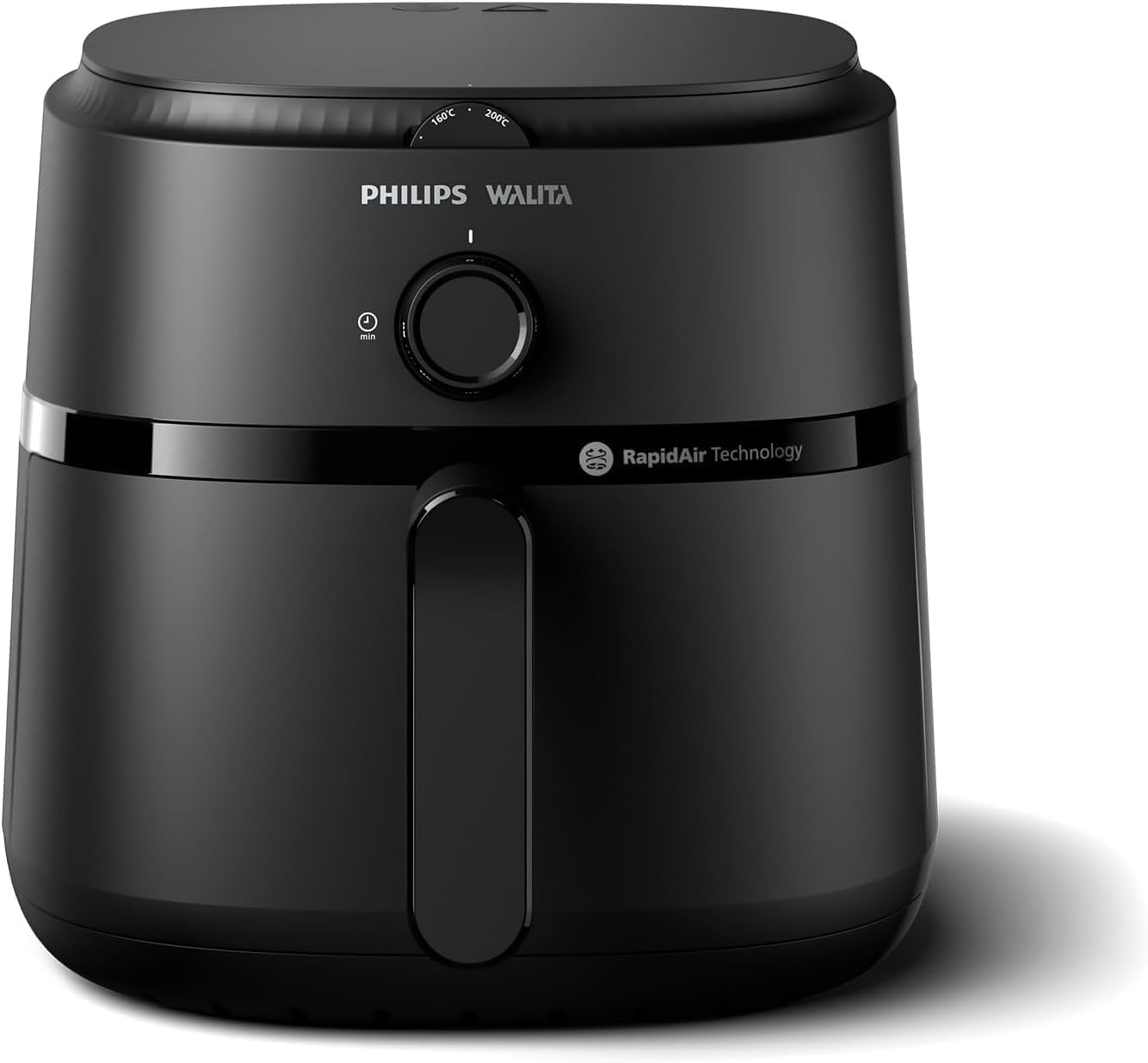 Philips Walita Fritadeira Airfryer Série 1000 XL - 6,2 litros, Tecnologia RapidAir, 12 Modos de Preparo, Até 90% Menos Óleo, 2 anos de garantia, Controle Analógico, Preta, 110v (NA130/00)