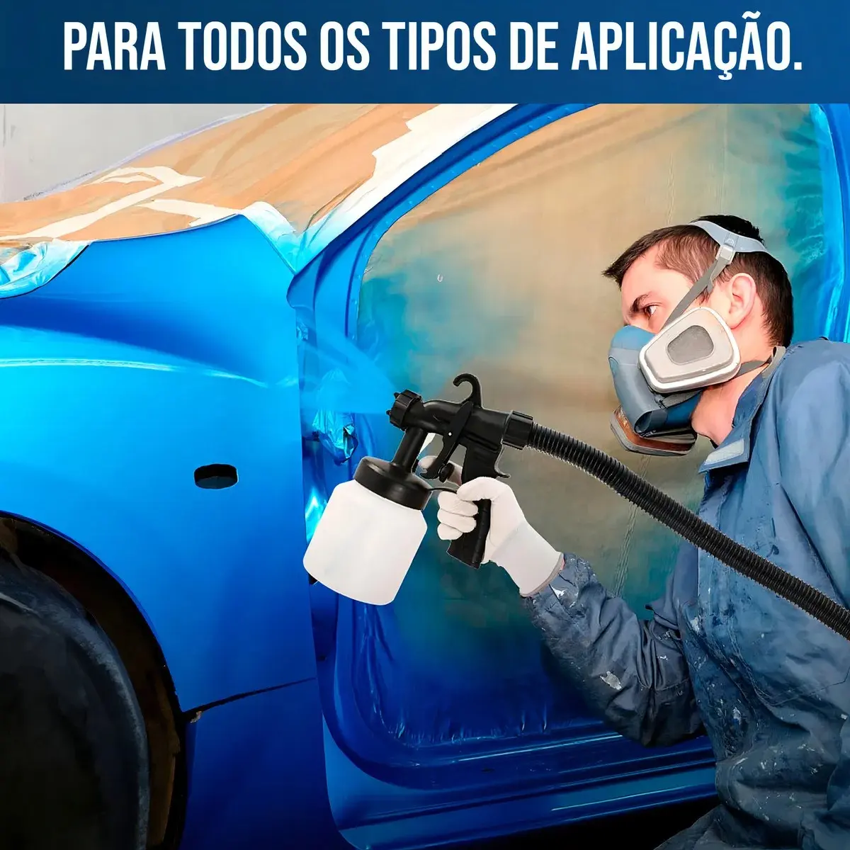 Pistola Pintura Eletrica Pulverizador Tinta Paint 650w — foto 4