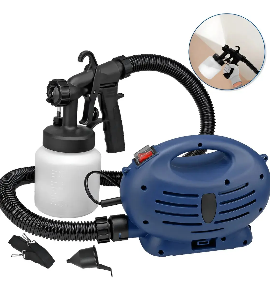Pistola Pintura Eletrica Pulverizador Tinta Paint 650w