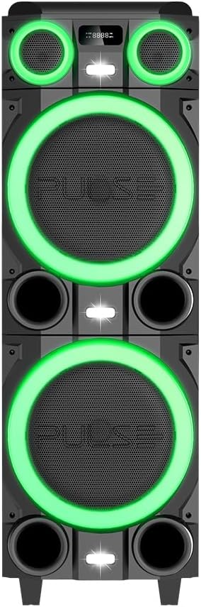Pulse SP518 Bluetooth Torre de Som, Preto, 2000W RMS, Bivolt