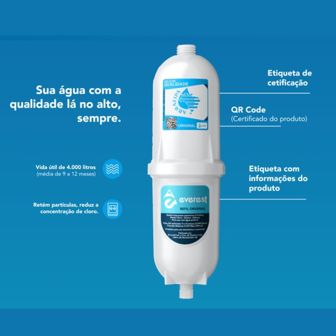 Refil Filtro Vela Purificador Soft Everest Original — foto 3