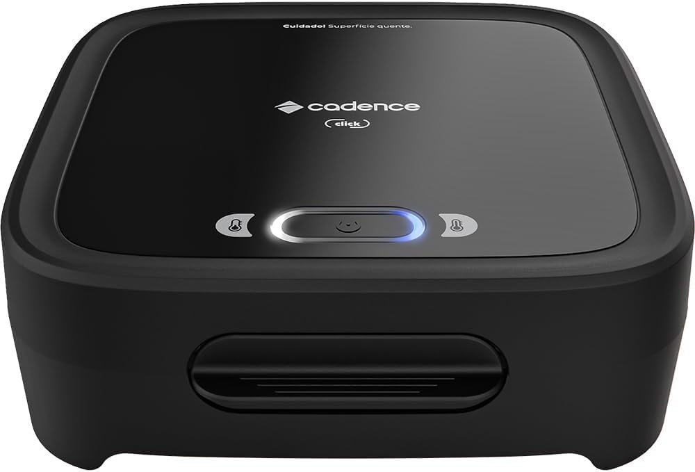 Sanduicheira Grill com Chapas Antiaderentes Profundas e LEDs Indicadores