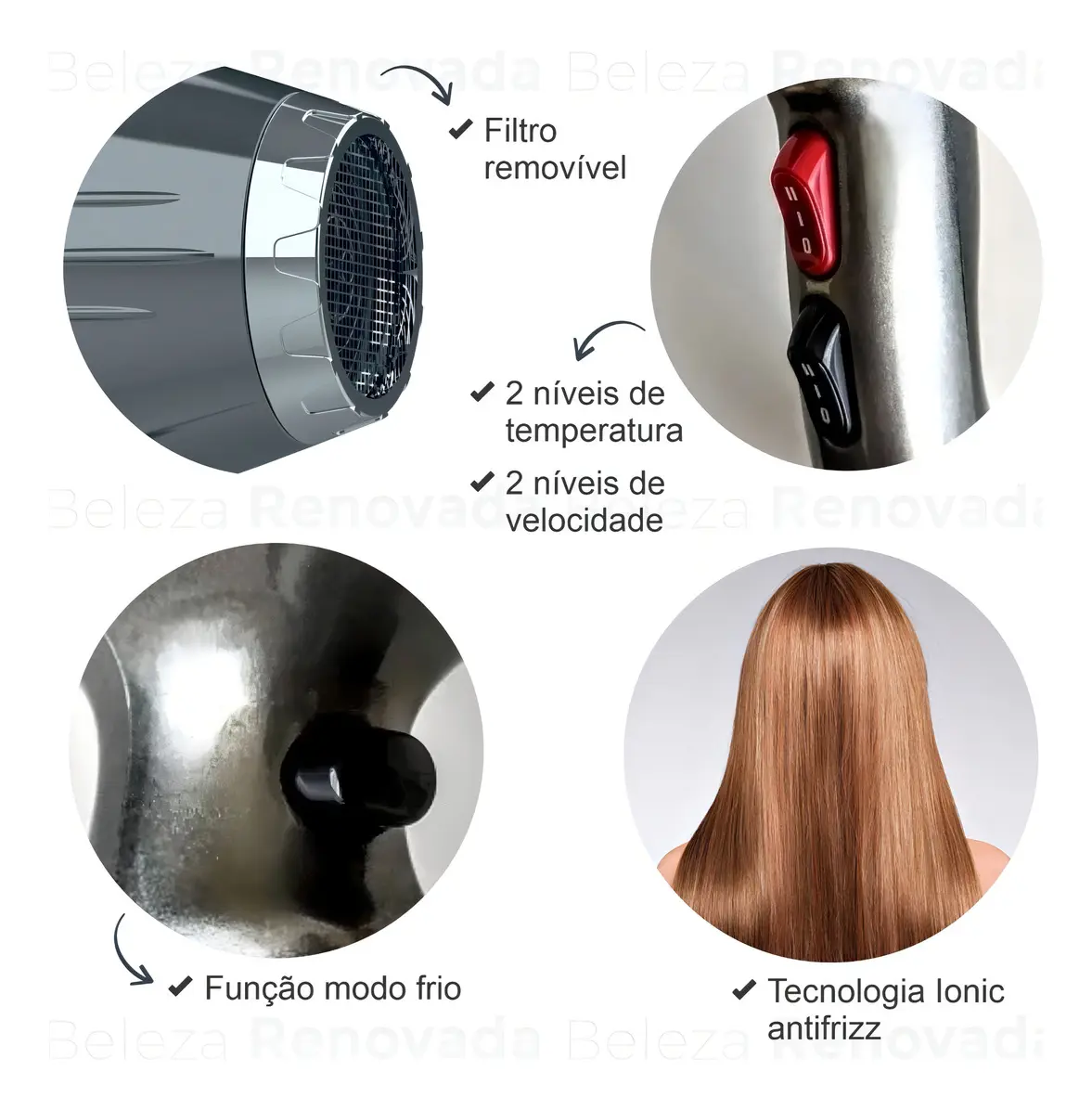 Secador de Cabelo Profissional Lizze Extreme — foto 3