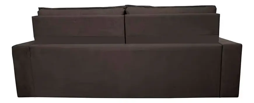 Sofá 3 Lugares Cama Inbox Belém Retrátil/reclinável Caf — foto 4