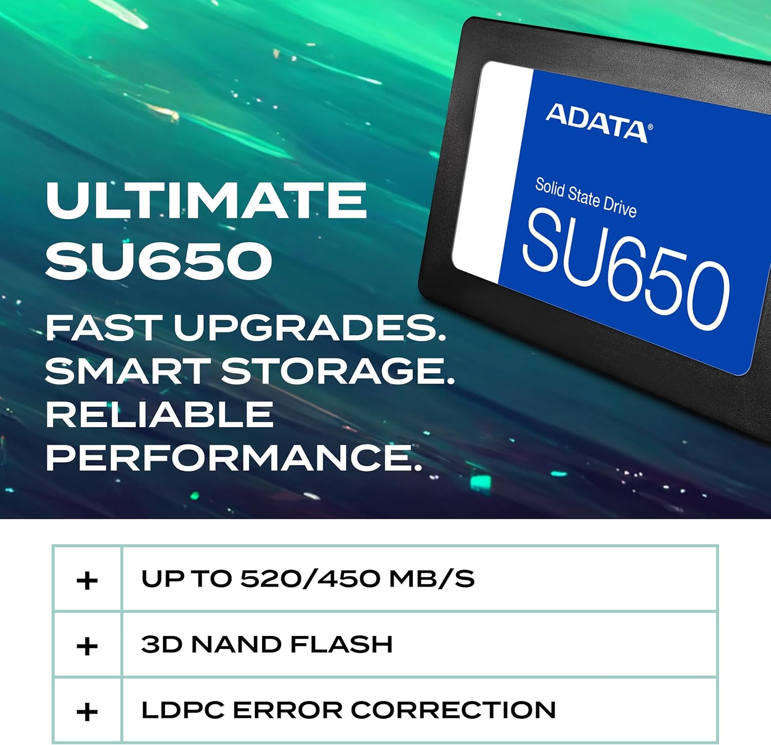 SSD ADATA SU650 2,5 512 GB — foto 2