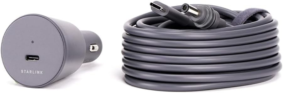 Starlink Mini Kit Adaptador Veicular E Cabo Usb-c Com 5m
