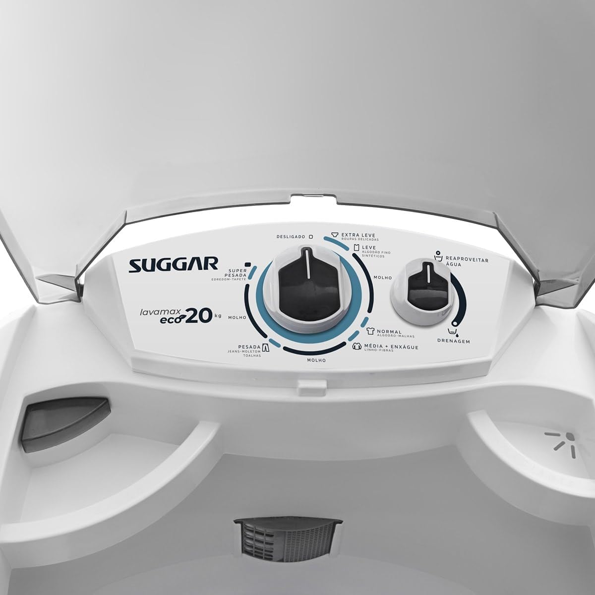 SUGGAR LAVADORA DE ROUPAS LAVAMAX ECO 20KG 220V BRANCA LE2002BR — foto 6