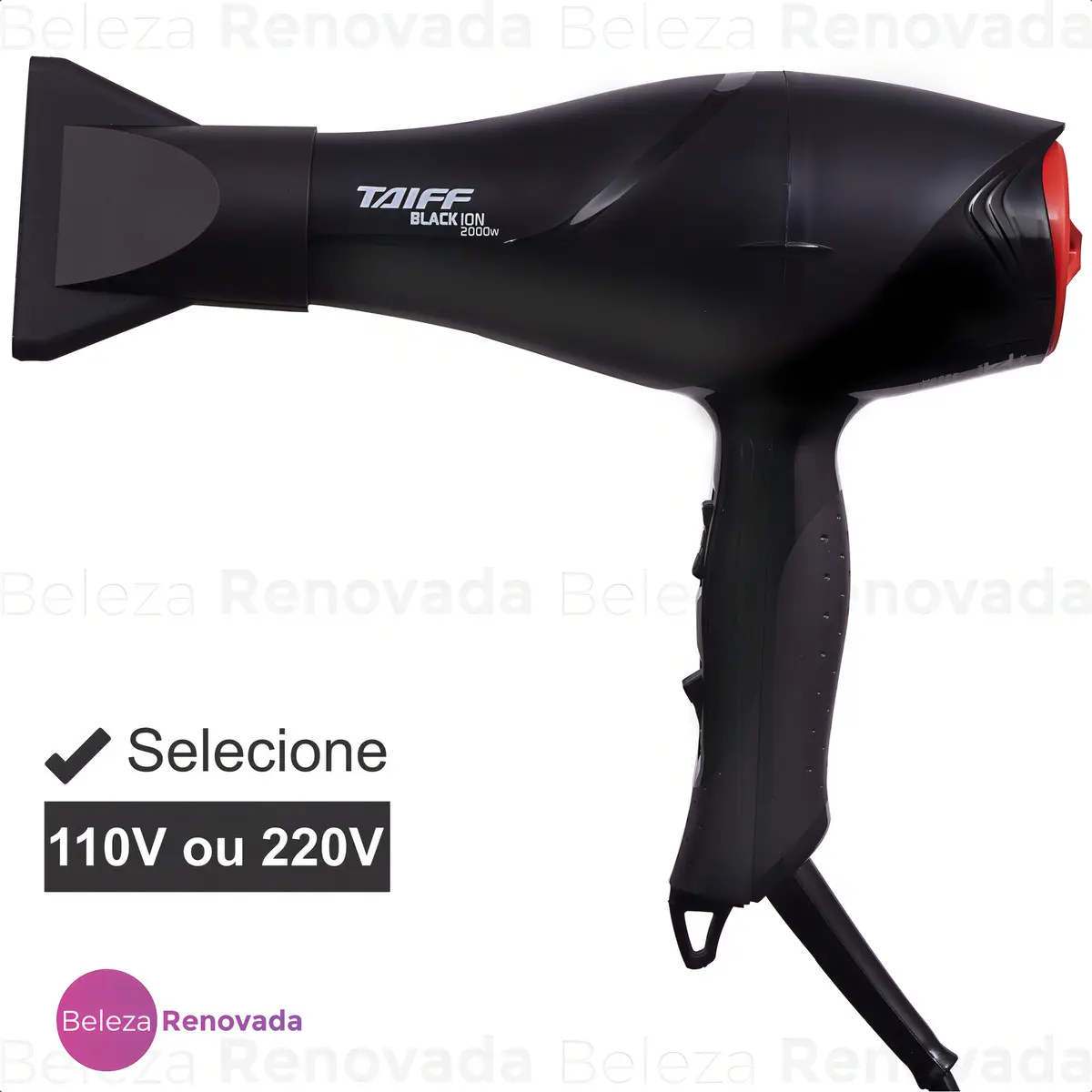 Taiff Secador Cabelo New Black Ion Profissional 2000w — foto 3
