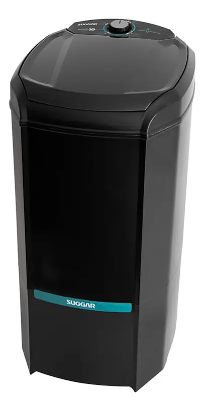 Tanquinho Lavamax Eco Suggar 10kg Preto Suggar - Bivolt 110V/220V — foto 2