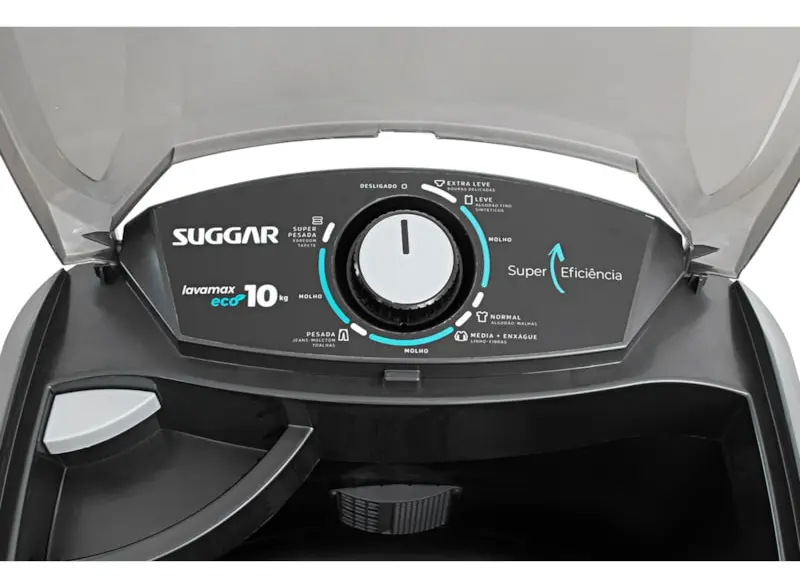 Tanquinho Lavamax Eco Suggar 10kg Preto Suggar - Bivolt 110V/220V — foto 4