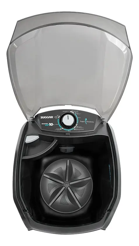 Tanquinho Lavamax Eco Suggar 10kg Preto Suggar - Bivolt 110V/220V — foto 3