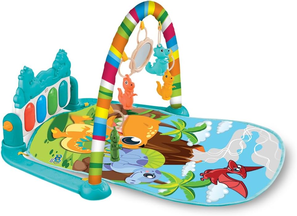 Tapete de Atividades Para Bebê Piano Funny Dino Maxi Baby