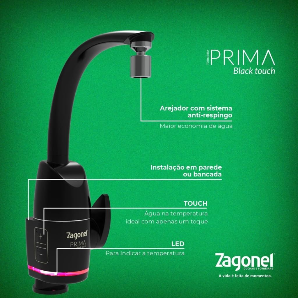 TORNEIRA BLACK ELETRONICA PRIMA 5500W 220V — foto 5
