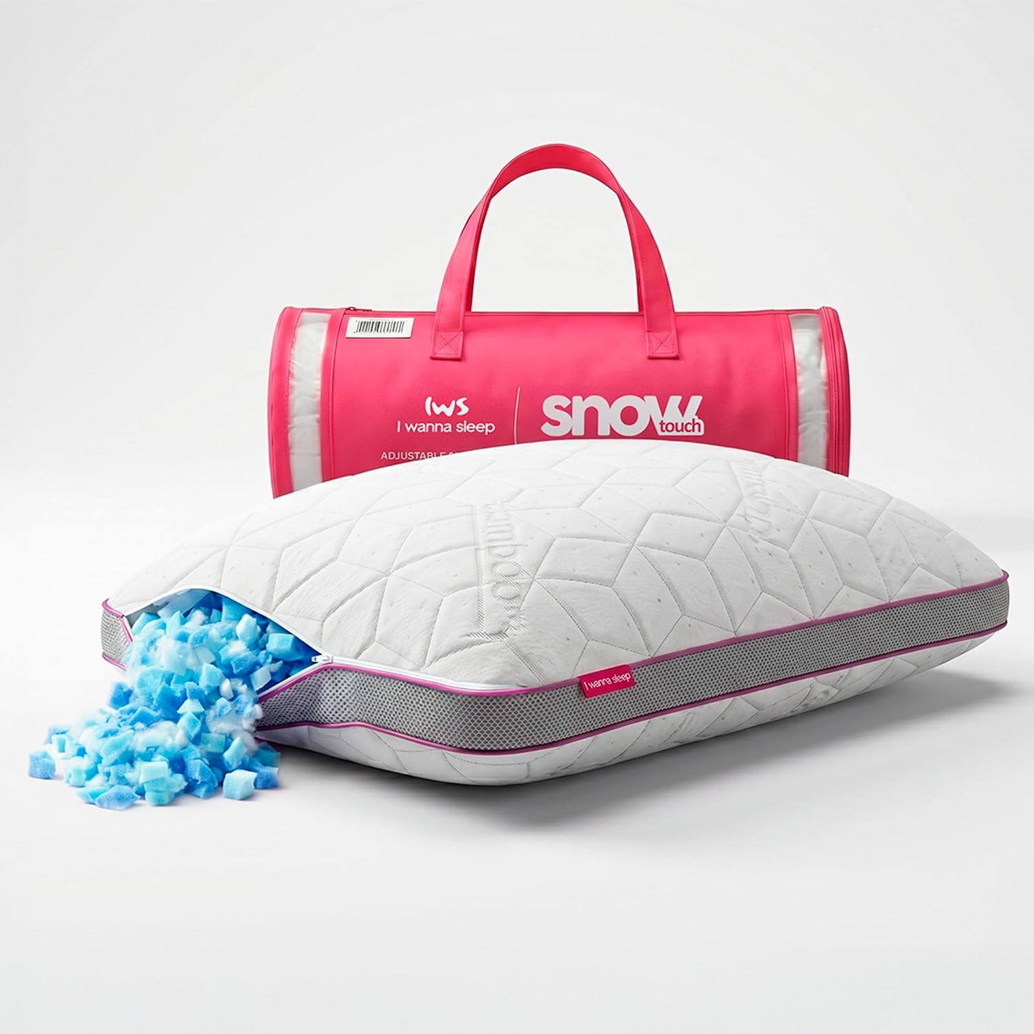Travesseiro IWS Snow com Altura Ajustável
