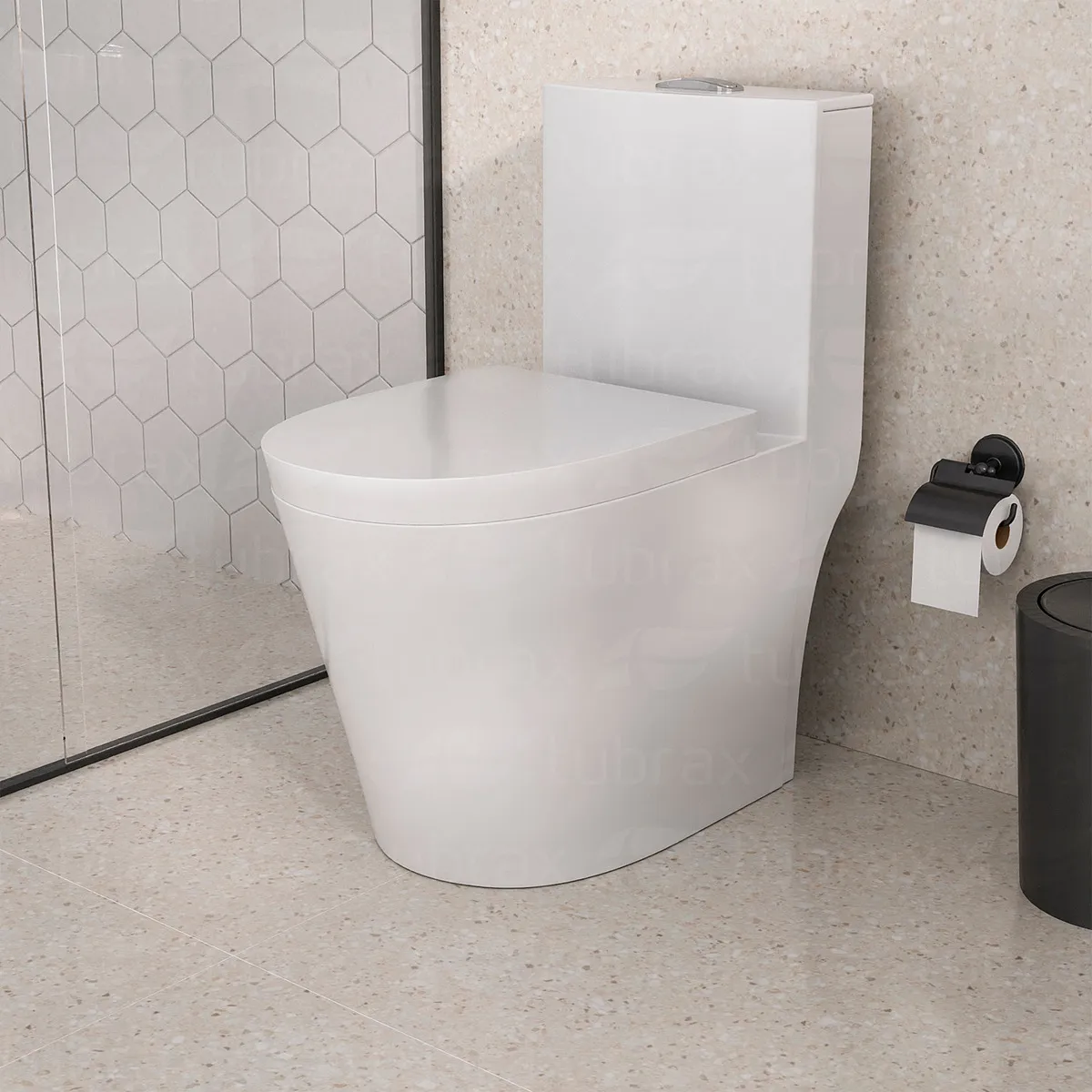 Vaso Sanitário Monobloco Caixa Acoplada Completo Tubrax — foto 2