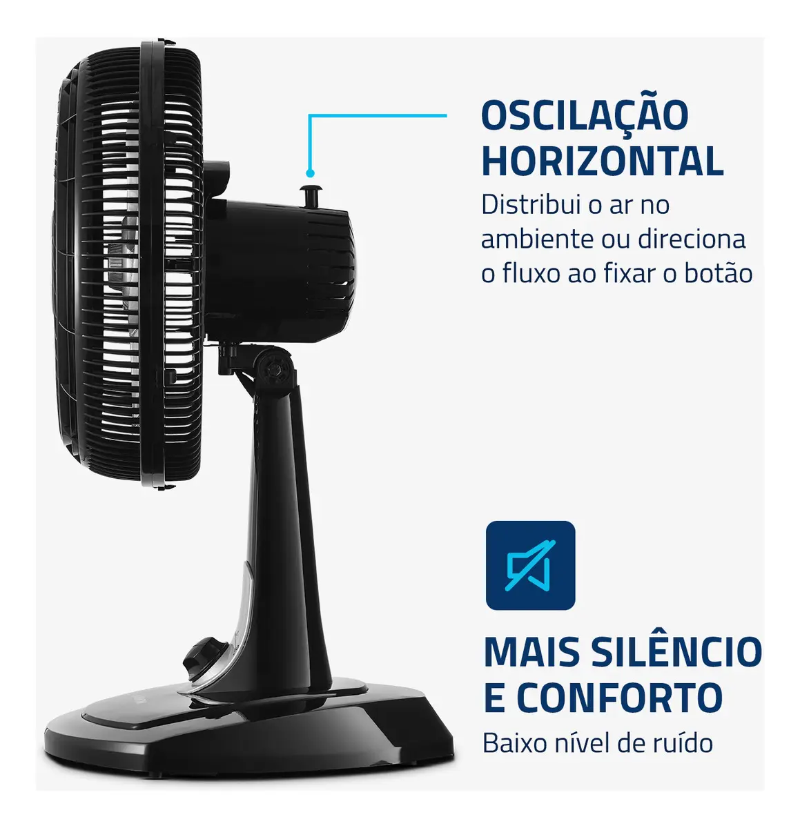 Ventilador de Mesa 30cm Turbo, Mondial, 60W - Bivolt 110V/220V — foto 3