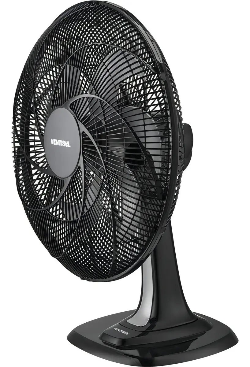 Ventilador De Mesa Ventisol Turbo 50cm Com 6 Pás Preto — foto 3